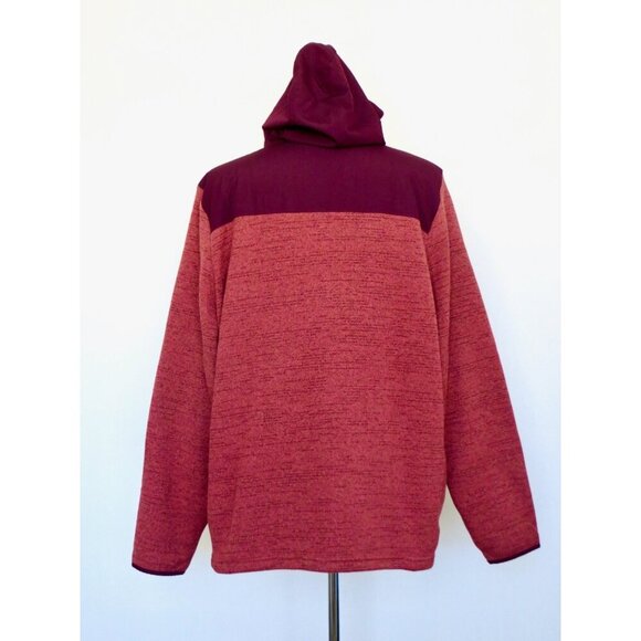 NEW! Under Armour Specialist Half Zip Hoodie Fleece Burgundy Red SZ 3XL - Picture 4 of 7